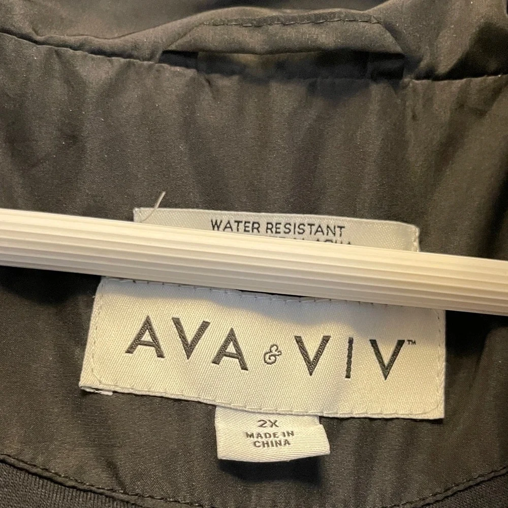 Ava & Viv Black Raincoat - Picture 2 of 8